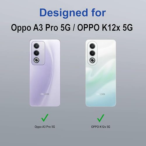 Image of amazon basics Back Case Cover for Oppo A3 Pro 5G | Scratch-Resistant Back Case Cover | Clear