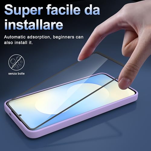 Coque Samsung S25 FE violette en silicone souple haute finition - 6