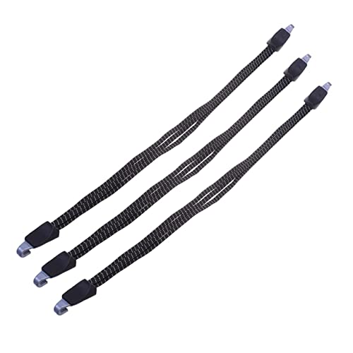 VICASKY Elastic Luggage Belt 3pcs Bike Straps with Heavy Bungee Cords Hooks Large Cords for Outdoor Use