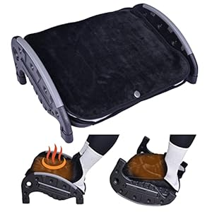 Scalebeard Under Desk Footrest,Foot Rest for Under Desk at Work with Removable Soft Warm Foot Pad, Ergonomic Foot Stool…