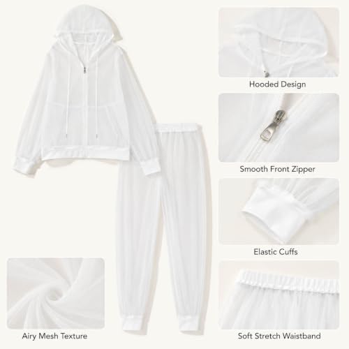 Trajes de malla con capucha para protegerse de mosquitos en el camping 6