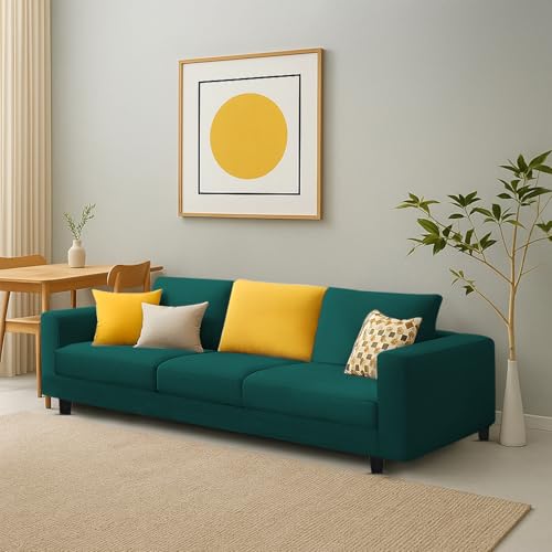 Image of Galib 3 Seater Sofa Set for Living Room (Pine Fabric) Premium Fabric Sofa Set
