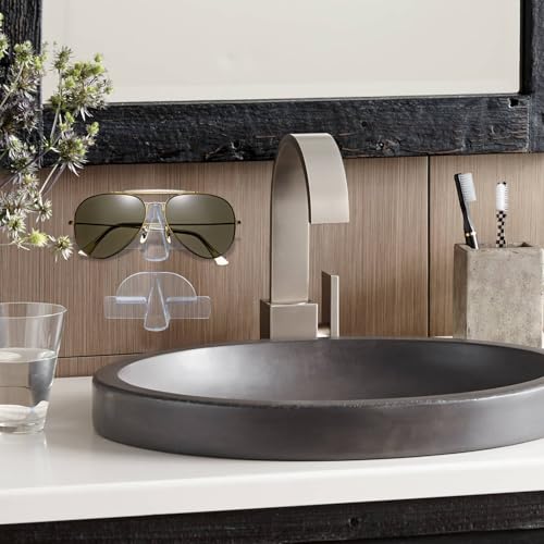 xiruiubao Brillenhalter Wand, 10 Stück Selbstklebende Brillenablage Wandmontage, Brillenhalter Lustig Nasenform, Sonnenbrillen Aufbewahrung Organizer für Aufhängen und Präsentieren von Brille