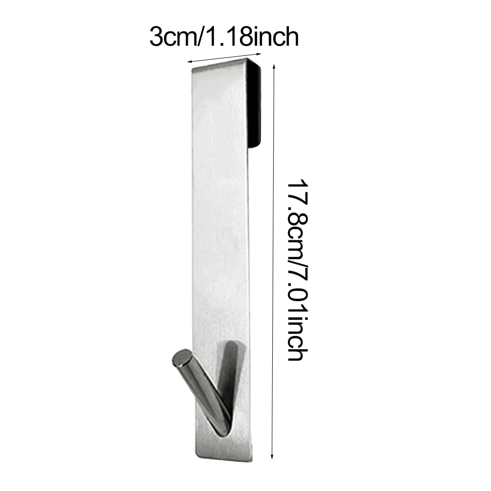 2 Ganchos De Ducha Para Mampara De Ducha, Ganchos Para Toallas Sin Taladrar Ganchos Para Puerta De Bano Aptos Para Vidrio De 6 A 12 Mm De Grosor Ac 96811748