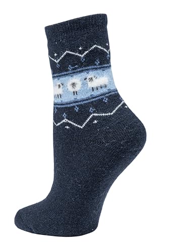 Image of Shag Wear Women's Novelty Angora Socks, Cute Animal Casual Cozy Soft and Warm, 3 Pack