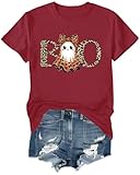 Photo Gallery preppy ghost boo shirt ghost coquette bow halloween spooky season t-shirt cute graphic tee, porpora, m Photo Gallery preppy ghost boo shirt ghost coquette bow halloween spooky season t-shirt cute graphic tee, porpora, m