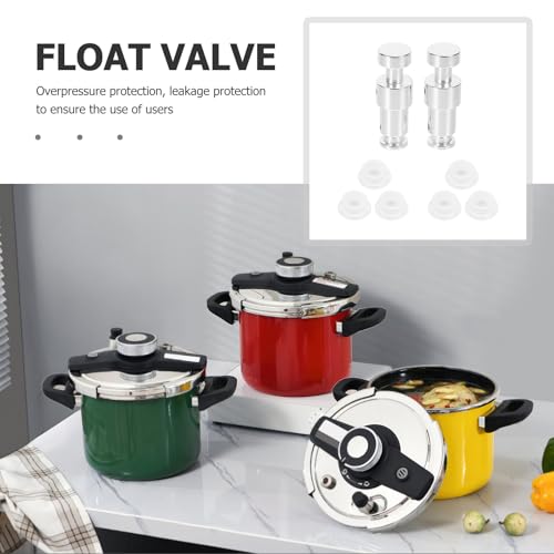 Repuesto válvula flotante y tapas de silicona para olla a presión eléctrica miniatura 3