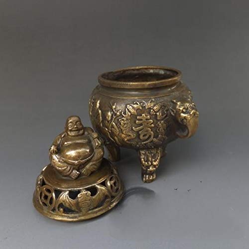 Antique Pure Blessing Blessing Longevità Incenso Studio Maitreya Buddha Incenso