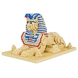 LULUFUN Sphinx-Baustein-Set, Ägypten-Architektur-Bauspielzeug, Mini-Baustein-Bausatz für Bastler, Geschenk für Erwachsene und Kinder 2732 Stück
