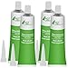 Produktbild AGT Professional Dichtungsmasse: 4er-Set Hochtemperatur-Silikon-Dichtmasse, je 85ml,bis 350 °C, schwarz (Dichtungskleber, Hochtemperaturkleber, Dichtung)