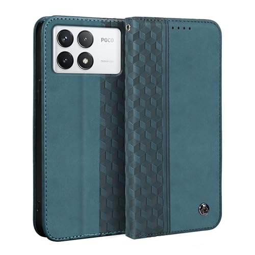 Gedurya Xiaomi POCO F6 Pro ケース 手帳型 POCO F6 Pro ケース ひし形柄 シャオミ ポコ F6 プロ ケース 手帳型 マグネット式 スタンド機能 POCO F6 Pro 携帯カバー カード収納 財布型 Xiaomi P