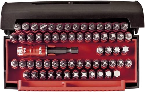 Wiha Bit Set Collector Standard 25 mm gemischt 61-tlg. 1/4" C6,3 I in Box I Bit-Satz mit Bithalter I Schnellwechselhalter… – Ansicht 1