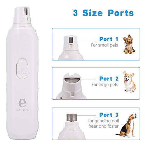 Anself Pet Elétrica Pet Nail Grooming Trimmer Dog Pet Nail Grinder Clipper para Dog Cat Pet Patas