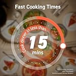 COSORI Air Fryer 9-in-1, Compact & Large 6-Qt, Fast Turbo Modes, 90–450°F Precise Heat for Even Results, Up to 95% Less Oil*, Roast, Bake, Dry, Reheat, Frozen, Broil, Proof, 120V, TurboBlaze, Grey - Image 5