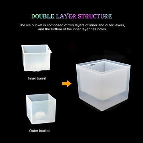 Qxt 6 Color Led 3.5L Waterproof Plastic Led Ice Bucket Color Bars Nightclubs Led Light Up Champagne Beer Bucket Bars Night Party #TOP2