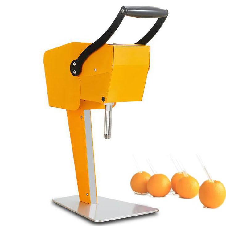 Yellow Electric Fruit juicer for Fresh Daily Juice,Commercial Grade Manual Press for Fresh Citrus Juice Extraction,Easy-to-Clean,No Need to Peel,20.5x28.5x56.5cm
