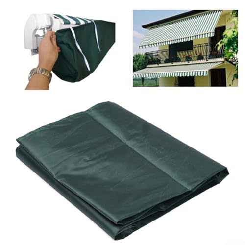 Affidabile custodia per tenda da esterno, copertura antipolvere impermeabile essenziale per tende da sole (verde, 3,5 m)