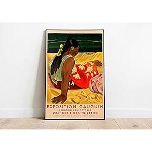 Paul Gacciin tentoonstellingsposter – Paul Gacciin afbeelding – De dame – Abstracte kunst – wanddecoratie – kunstwerken…