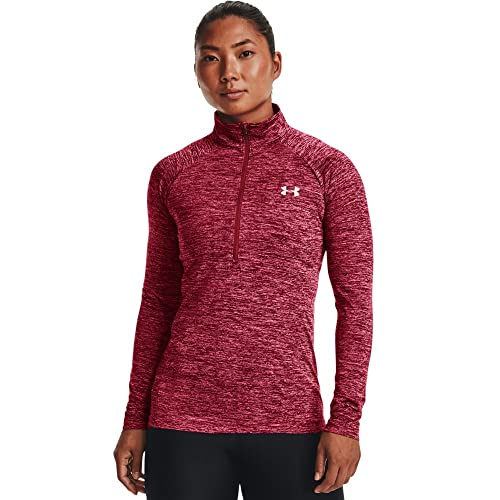 Haut Under Armour Tech de sport respirant rose noir taille M
