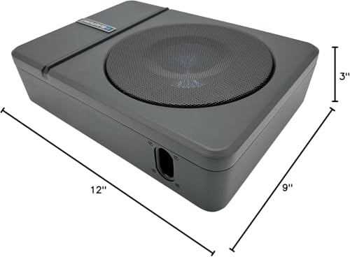BLAUPUNKT GTHS81PRO 8\" Amplified Subwoofer 320-Watts Active Flat Compact Design - Thumbnail 3
