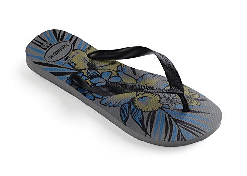 Chinelo Aloha, Havaianas, Masculino, Cinza Aço, 41/42