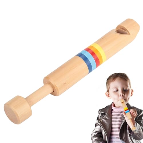 Herramienta de flauta de madera - Silbato, Grabadora de juguetes musicales, Accesorio musical Sound Maker Early Education, Herramienta de práctica Digget de aprendizaje divertido | Kindergarten