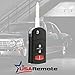 Key Fob fits Mazda 2 / Mazda 5 / CX-7 / CX-9 Flip Keyless Entry Remote (BGBX1T478SKE125-01)