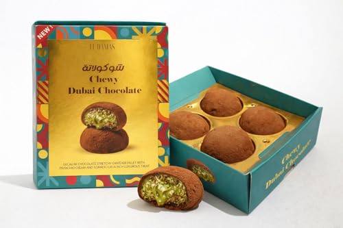 Le Damas Chewy Dubai Chocolate Cookies with Pistachio and Kunafa, 180g