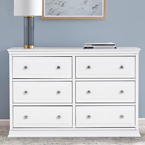 Davinci Signature 6-Drawer Double Dresser In White #TOP1