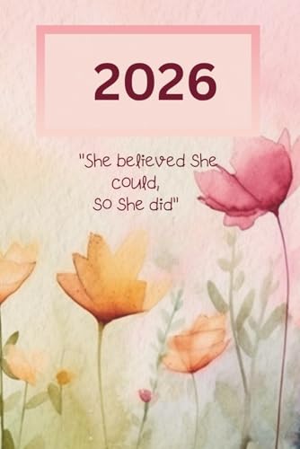 2026 Planner: Charming with flowers and designed for practicality.
