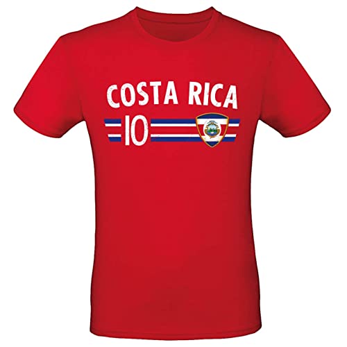 Fußball WM EM T-Shirt Fan Artikel Weltmeisterschaft Nationalmannschaft Europameisterschaft Fanartikel Fan-Trikot Herren Damen Fan Shirt, 3XL, Costa Rica Cover