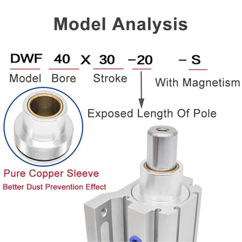 Cylindre de positionnement DWF40 stop vibrations pièce instable machine de gravure