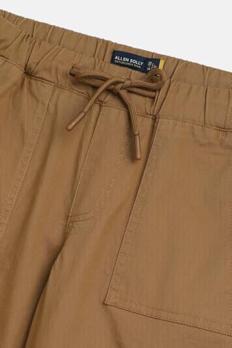 Image of Allen Solly Boys' Cotton Cargo Trousers | Multi-Pocket Design | Regular Fit | Comfort Wear | Casual & Outdoor Style