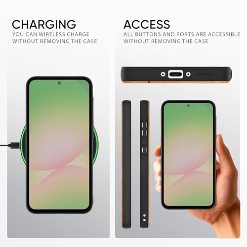 Coque Samsung A56 5G en bois véritable style élégant et écoresponsable