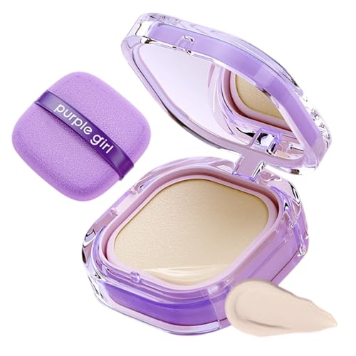 Full Coverage Creamy Foundation Long-Lasting Waterproof Matte Finish High Coverage Blemish-Free Base For All Skin Types Travel-Friendly Compac (Lvory)