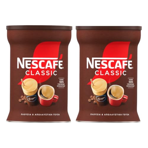 Nescafe Classic Frappe 2x 200 g Instantkaffee Eiskaffee griechischer Kaffee Frappé Greece (400 g)