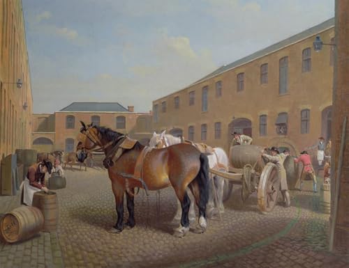 Affiche murale de la brasserie Whitbread par George Garrard art animaux grand format 60x90cm