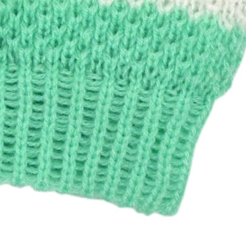 Image of Baby Woolen Sweater for Boys & Girls | Soft Knitted Winter Cardigan | Warm Full Sleeve Winter Wear for Newborn, Infant & Toddler Combo Orange and Green (0 to 3 Months) Pack of 2
