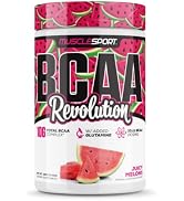 Musclesport BCAA Revolution Amino Acid Powder Supplement for Men & Women - Intra Workout Training...