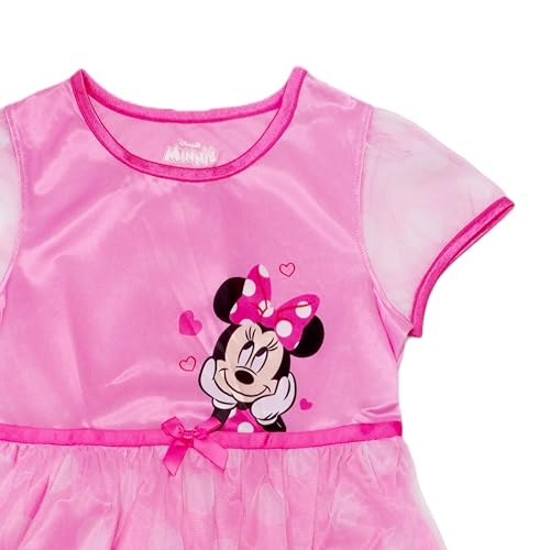 Image of Disney Girls' Princess Dress Nightgown, Fantasy Gown, Soft & Cute Pajamas for Kids