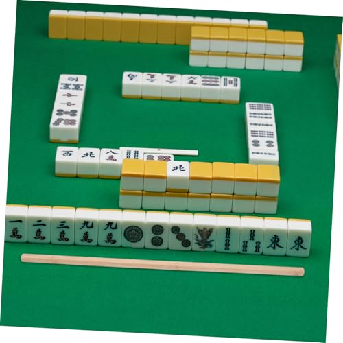 4 piezas sujetadores de mahjong de madera 48 cm miniatura 5