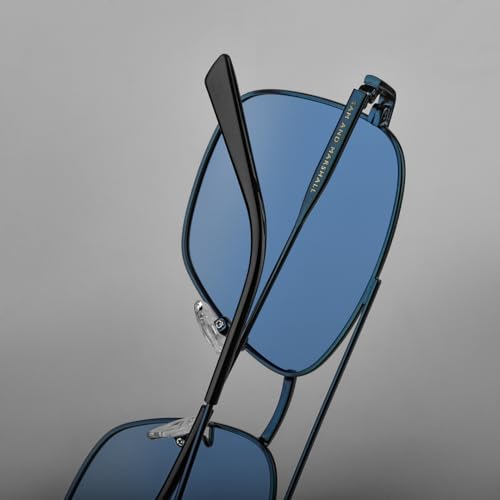 Image of SAM AND MARSHALL VEIN Sunglass I 400% UV Protection I Metal Sunglass I Square Sunglass I Double Bar I Unisex
