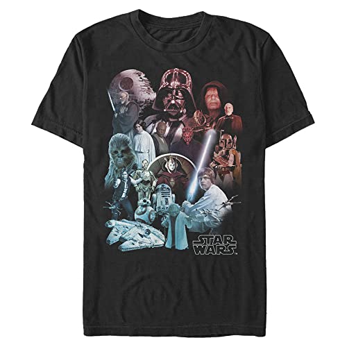 T-shirt Star Wars homme XX-Large noir coupe Big and Tall manches courtes