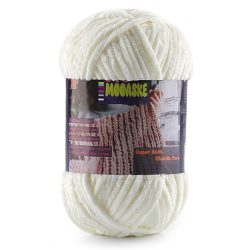 Baby Blanket Yarn for Crocheting - Soft Velvet Fluffy Chenille