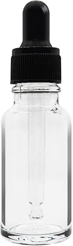 haituoyizhan Leere Tropfflasche, bernsteinfarbenes ätherisches Öl, Glas, Aromath