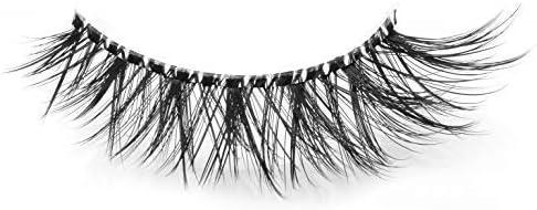 Handmade 3D Long Crossed Dramatic Look False Eyelash Comfortable for Makeup 2 Pairs Pack