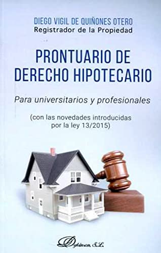 Portada de Prontuario de Derecho Hipotecario