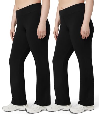 No Nonsense Women's Yoga Pants Flare...