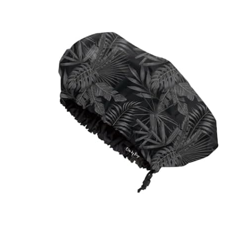 Glow by Daye Satin Lined Shower Cap, Adjustable and Waterproof