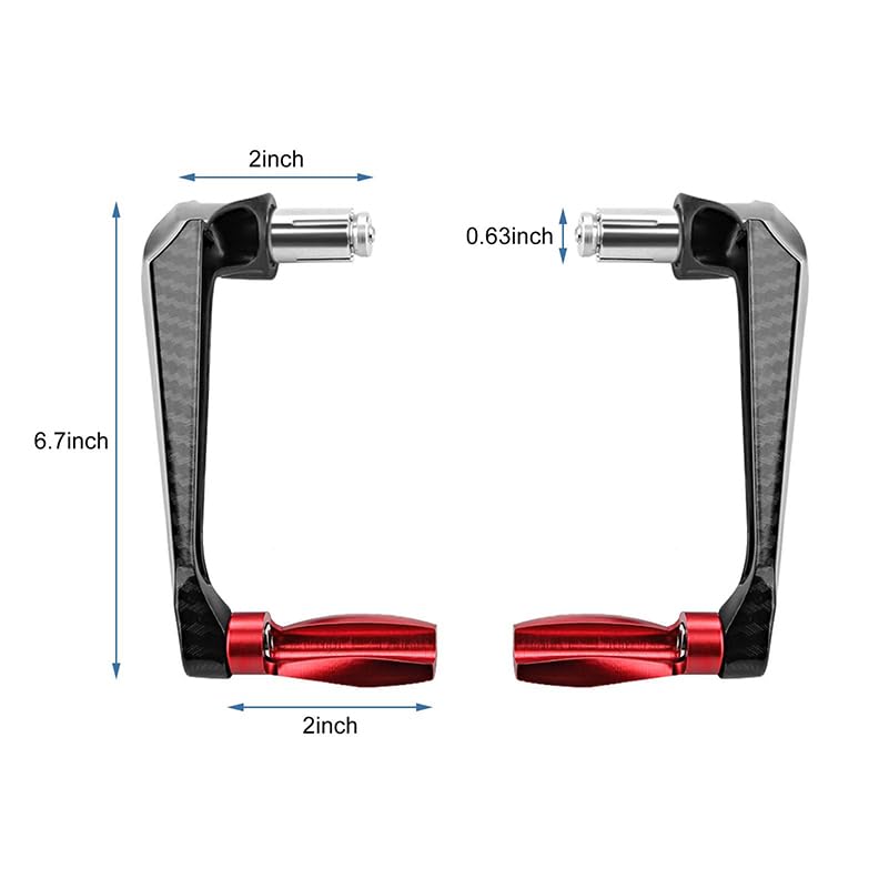 Protection Levier Moto BMW C 400 Évite la Casse du Frein et Embrayage 2 Pcs - 2